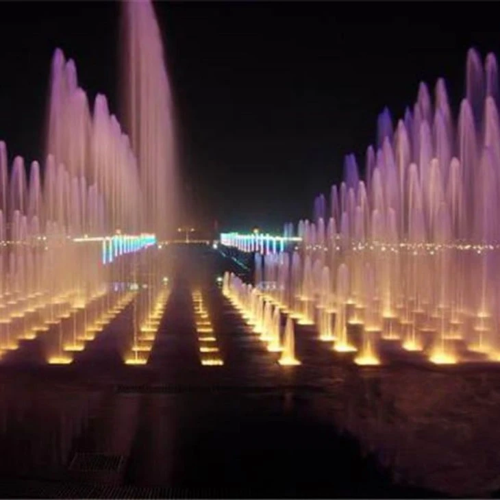in Ground Square Water Fountain For Fun factory